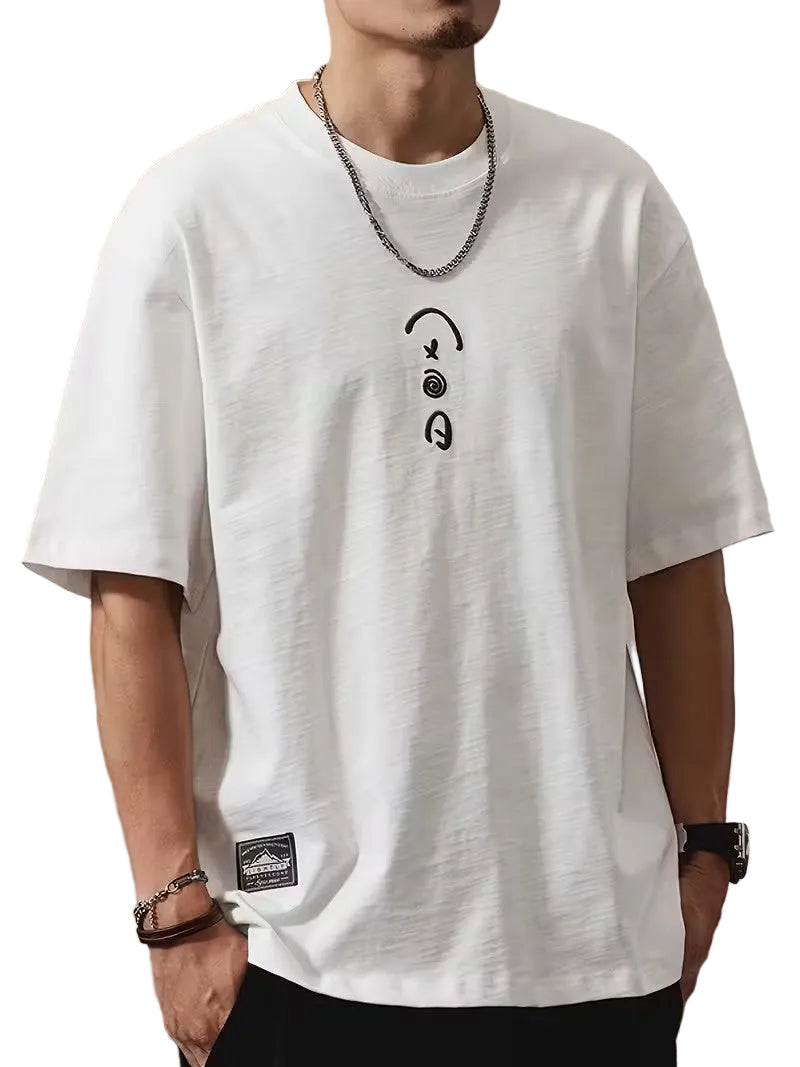 Men's Crewneck T-Shirt with Graphic Print